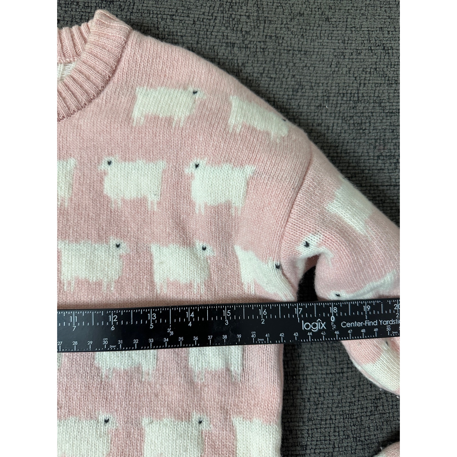 Warm & Wonderful 100% Wool Sheep Sweater Primrose Hill Pink Xs Princess Diana — image 4 of 8